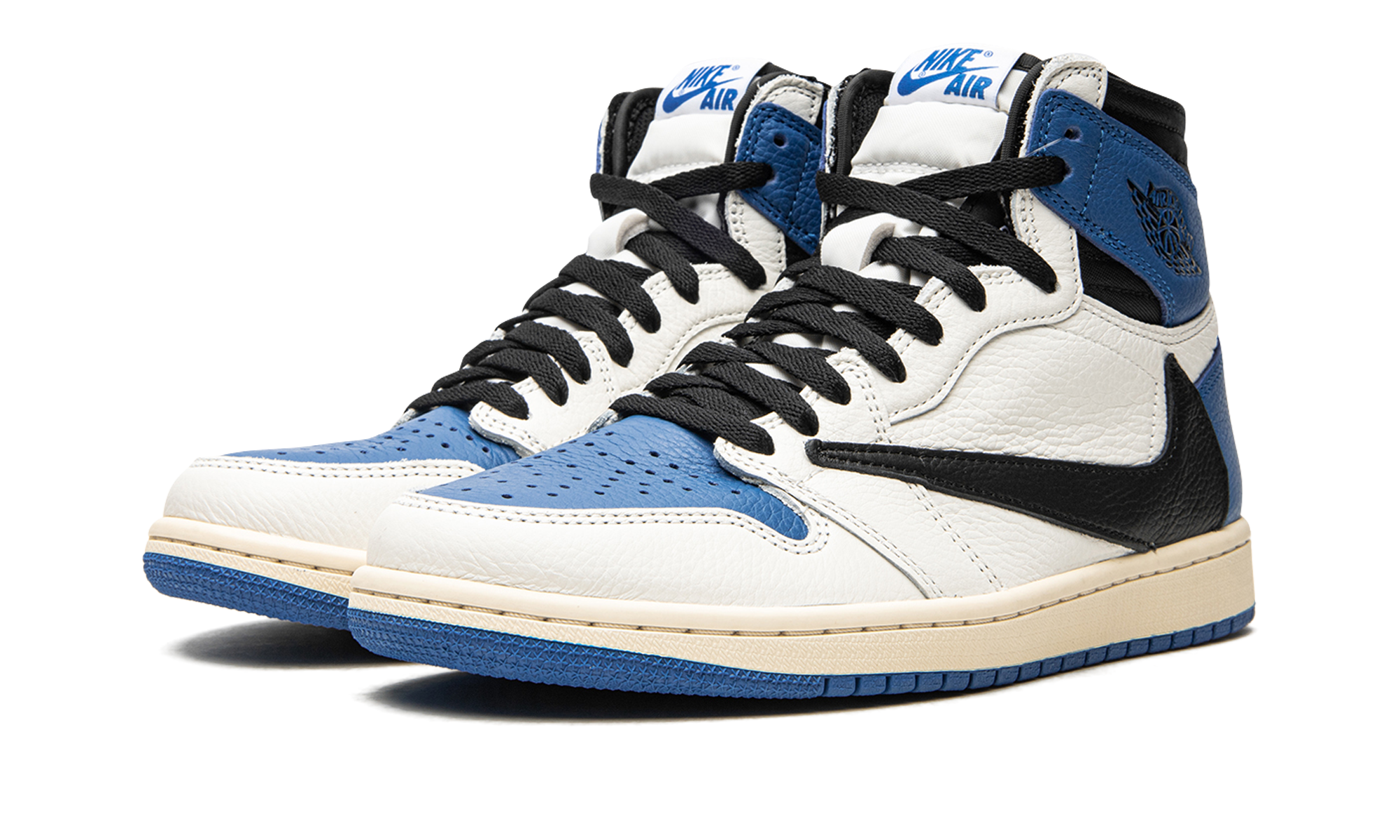 Air Jordan 1 Retro High OG SP Travis Scott Fragment Military Blue