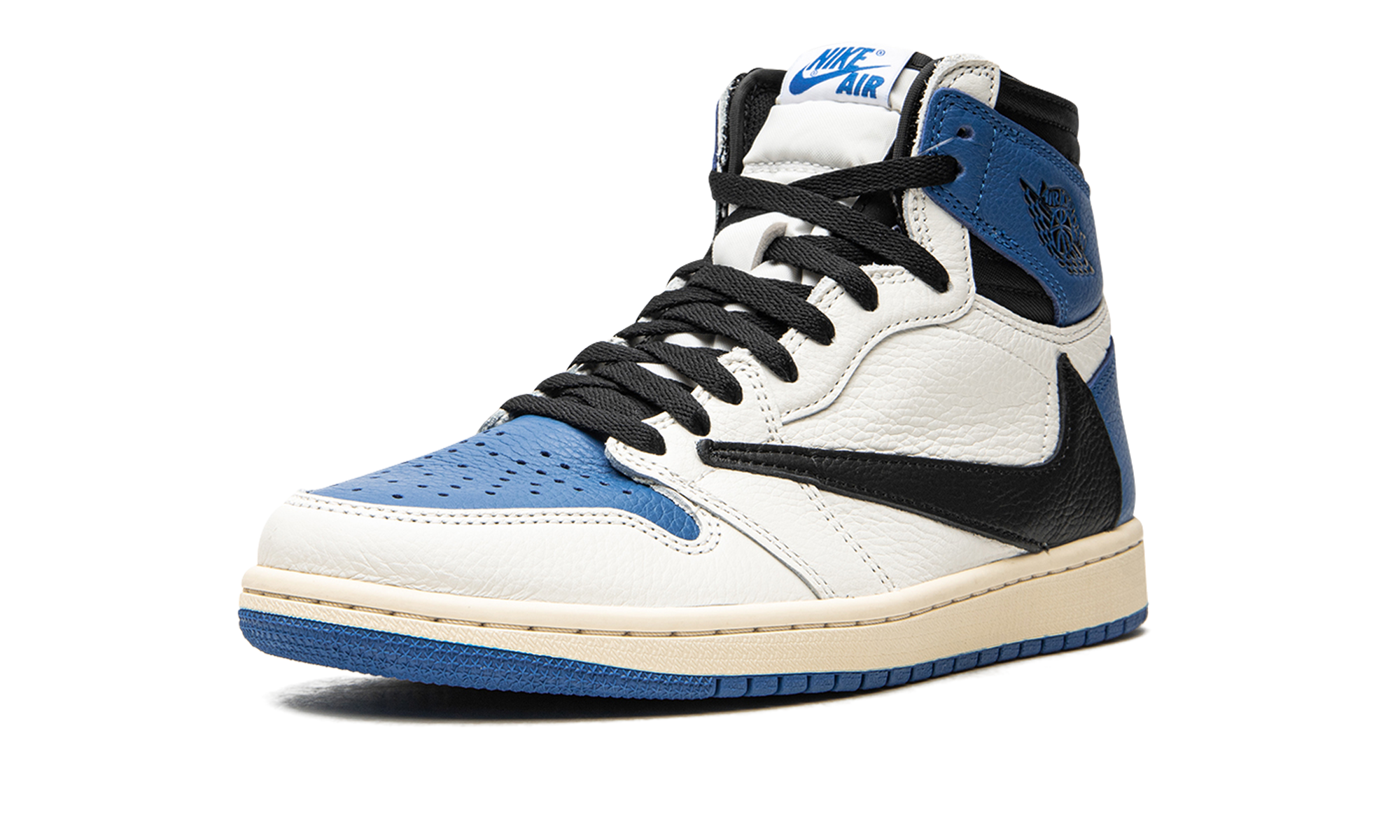 Air Jordan 1 Retro High OG SP Travis Scott Fragment Military Blue