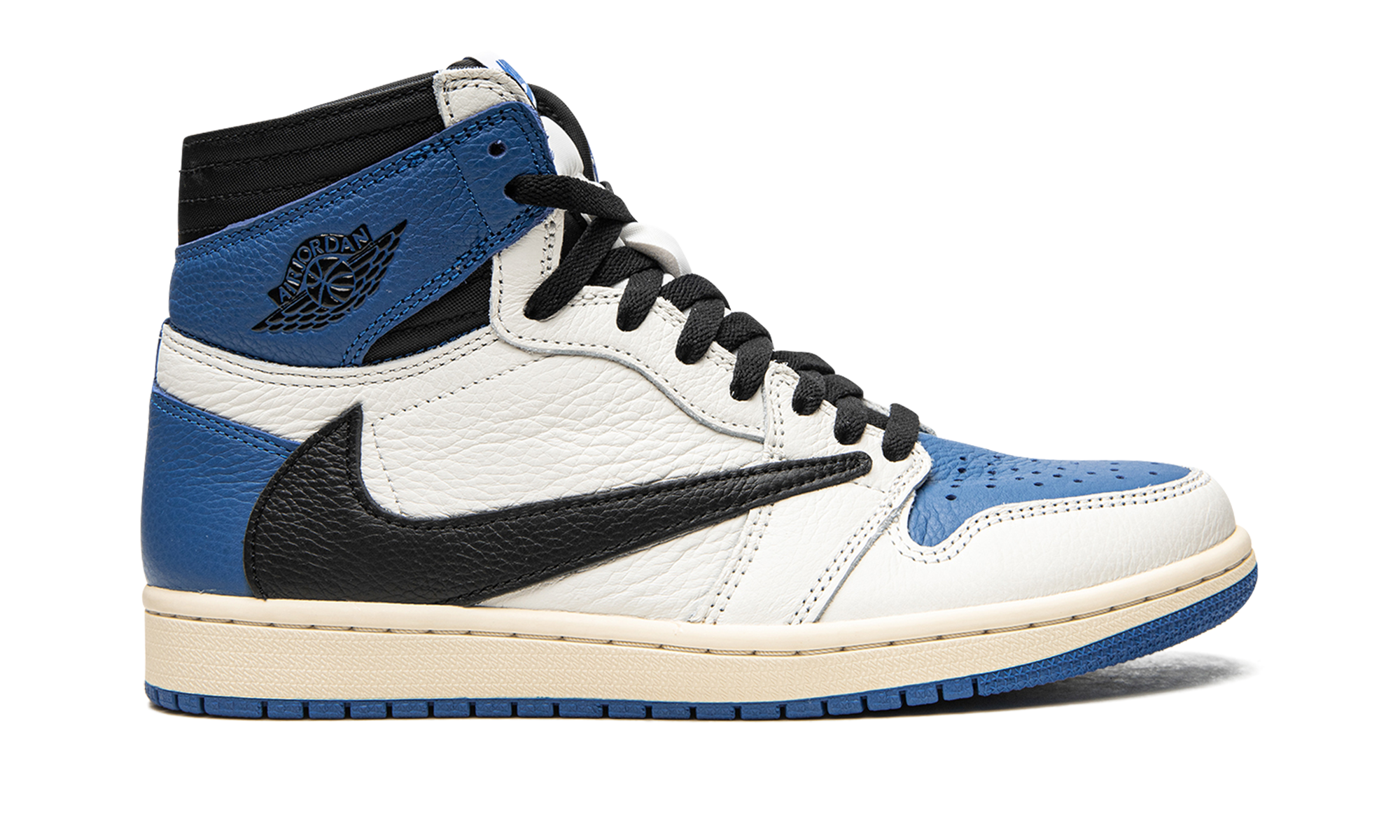 Air Jordan 1 Retro High OG SP Travis Scott Fragment Military Blue