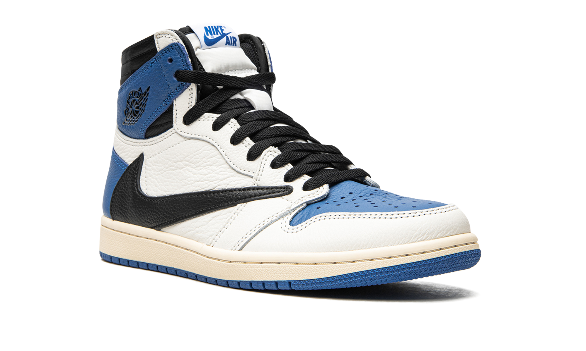 Air Jordan 1 Retro High OG SP Travis Scott Fragment Military Blue
