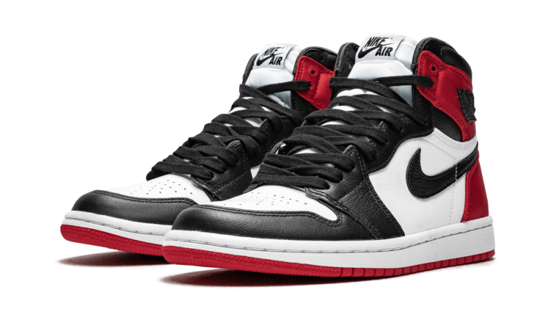 Air Jordan 1 Retro High Satin Black Toe 2