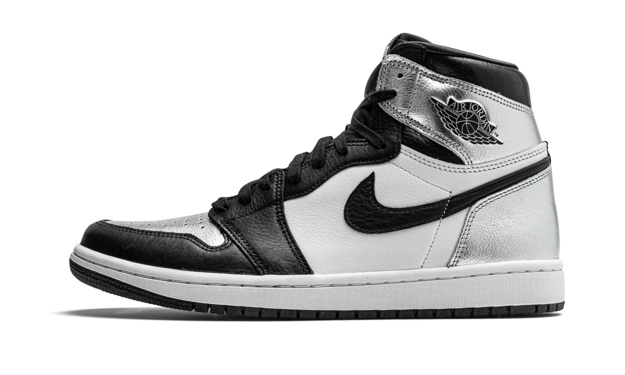 Air Jordan 1 Retro High Silver Toe 1