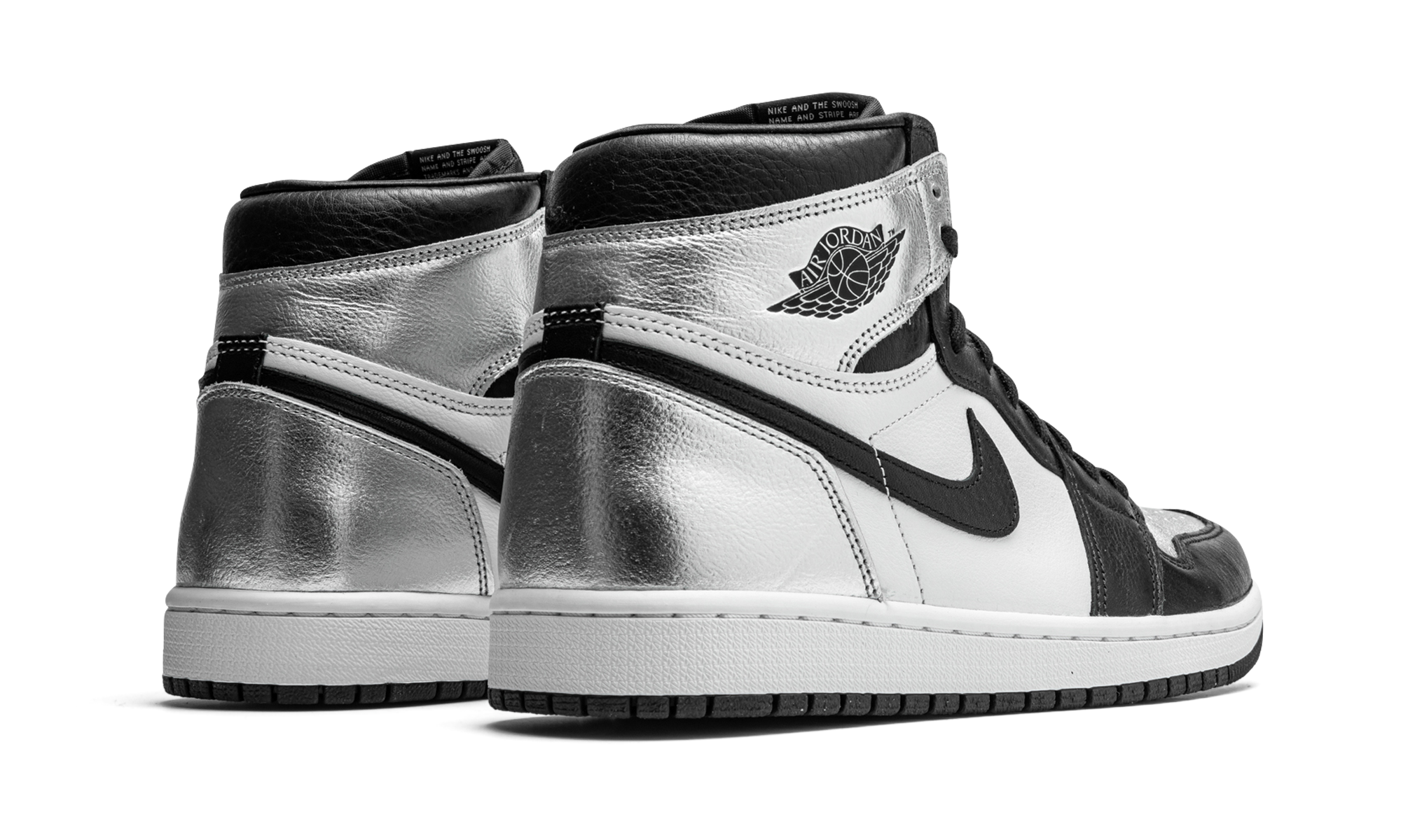Air Jordan 1 Retro High Silver Toe 3
