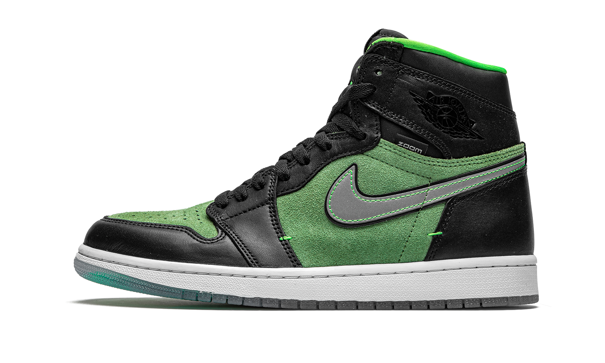 Air Jordan 1 Retro High Zoom Black Green 1