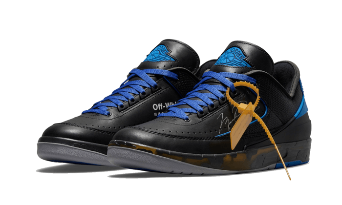 Air Jordan 2 Retro Low SP Off-White Black Blue 2