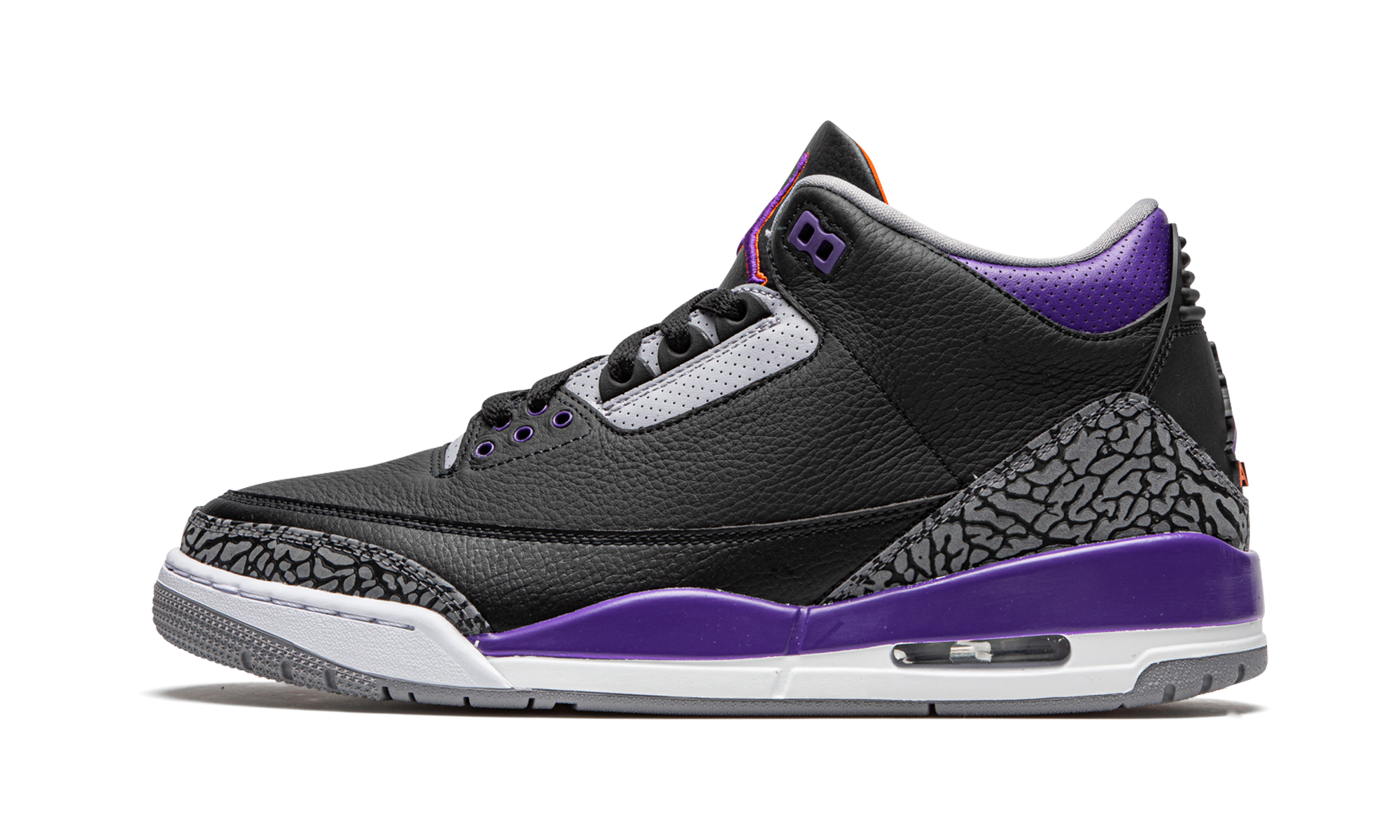 Air Jordan 3 Retro Black Court Purple 2
