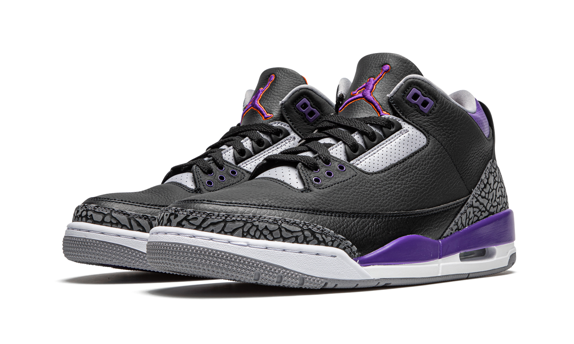 Air Jordan 3 Retro Black Court Purple