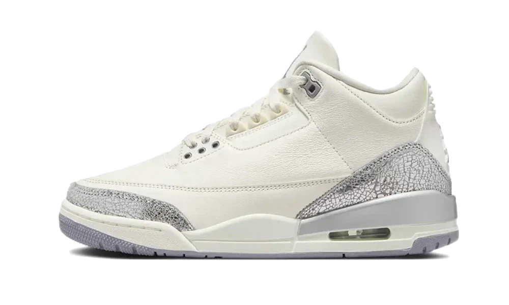 Air Jordan 3 Retro Sail Cement Gray 1