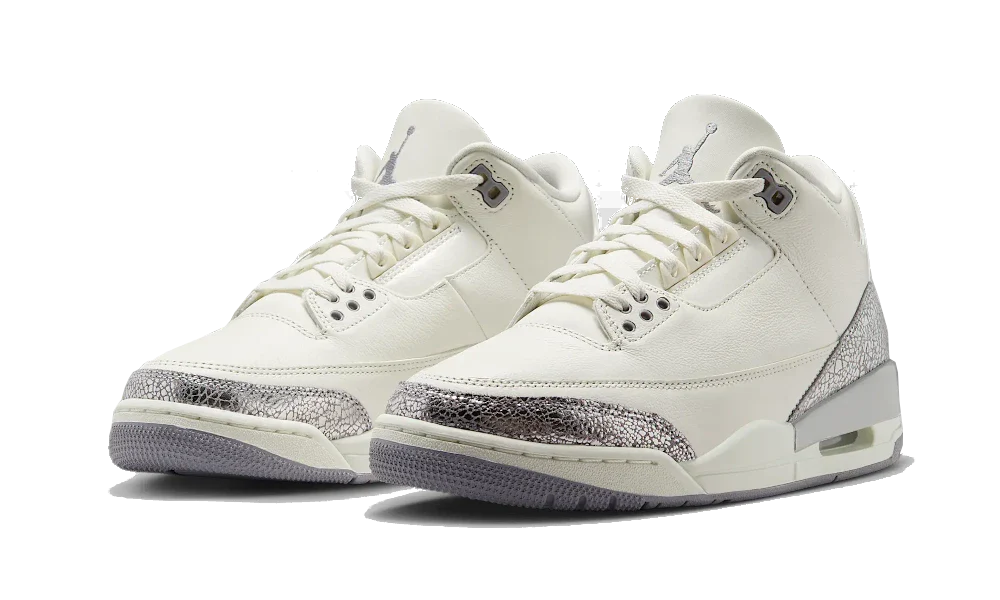 Air Jordan 3 Retro Sail Cement Gray 2