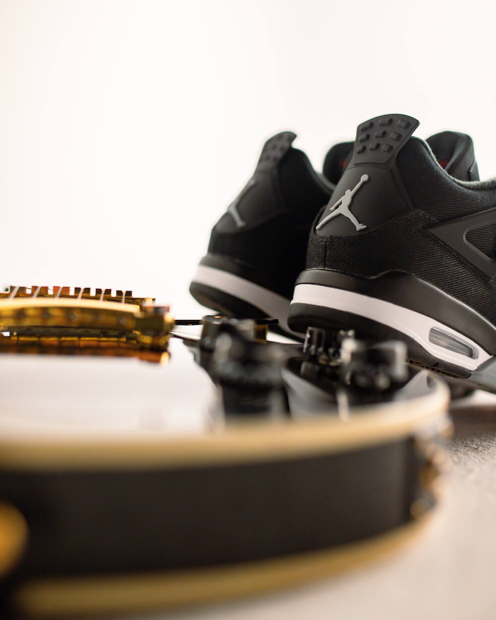 Air Jordan 4 Black Canvas 2