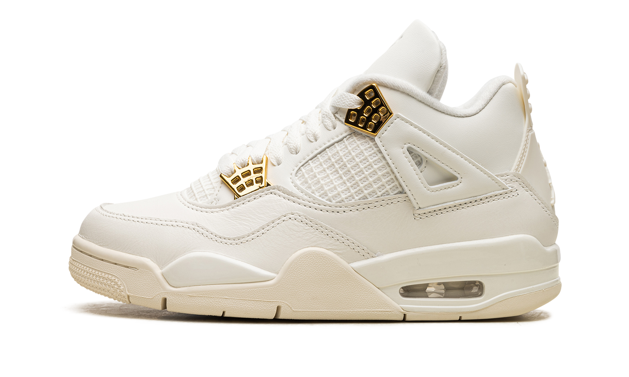 Air Jordan 4 Sail Metallic Gold 1