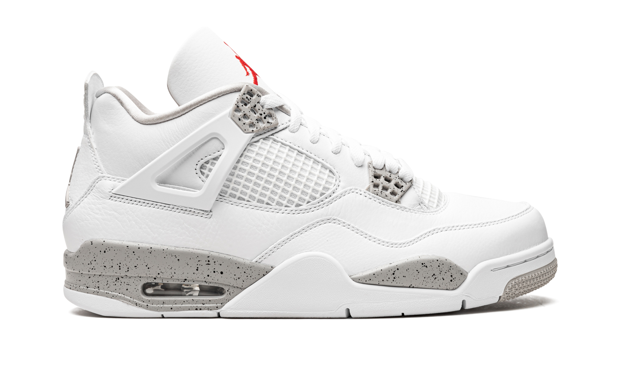 Air Jordan 4 Tech White (White Oreo)