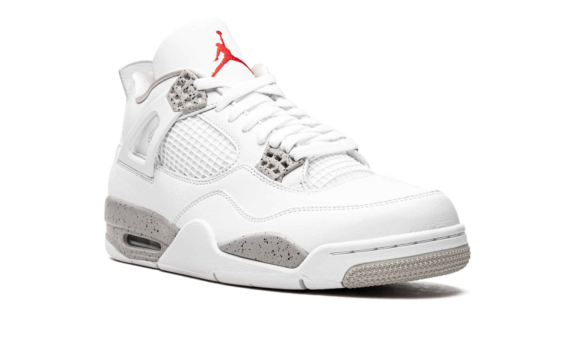 Air Jordan 4 Tech White (White Oreo)