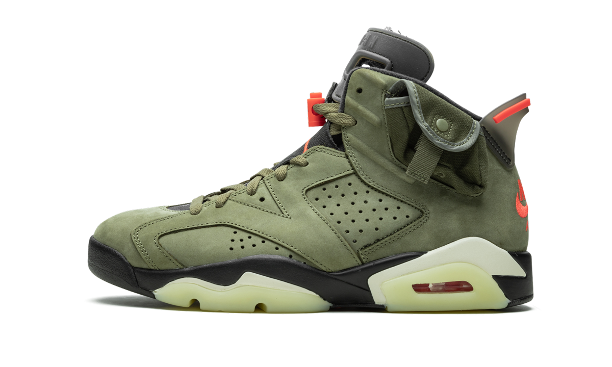 Air Jordan 6 Travis Scott Medium Olive 1