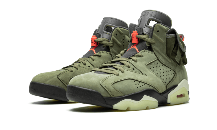 Air Jordan 6 Travis Scott Medium Olive 2