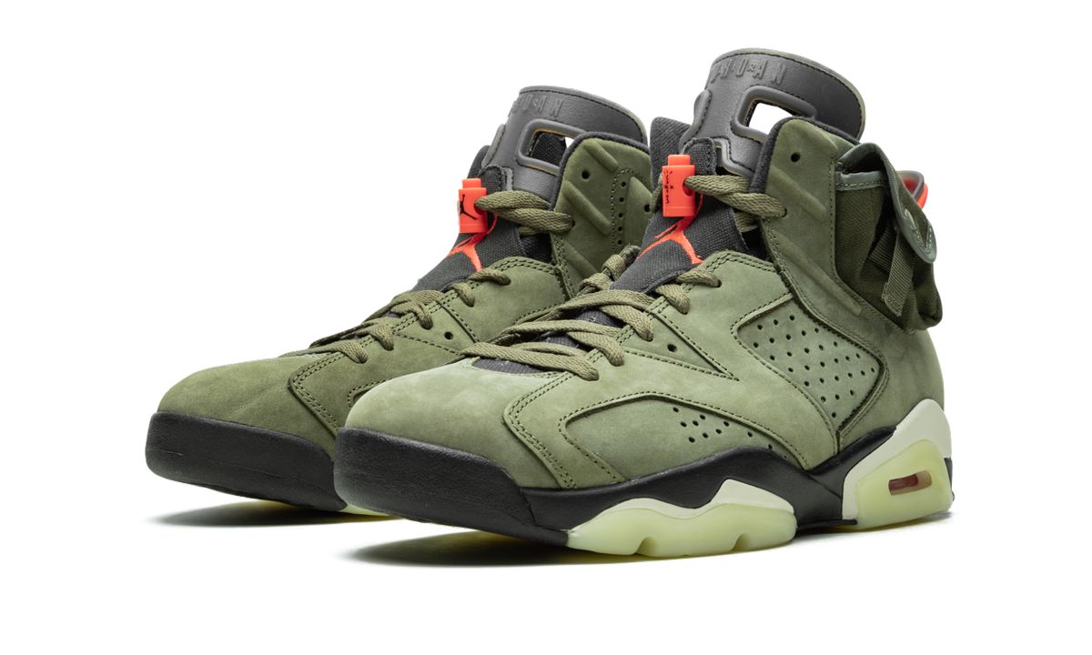 Air Jordan 6 Travis Scott Medium Olive 3