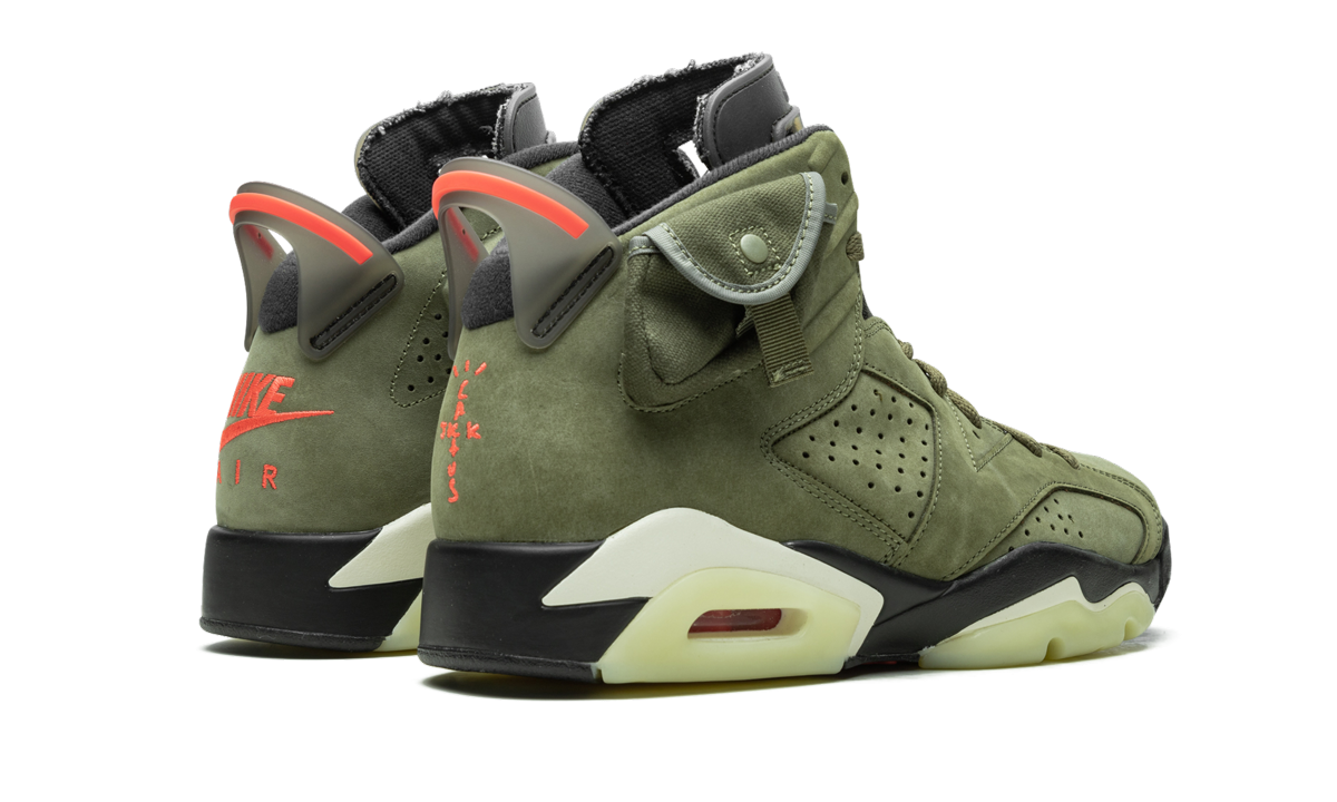 Air Jordan 6 Travis Scott Medium Olive 4