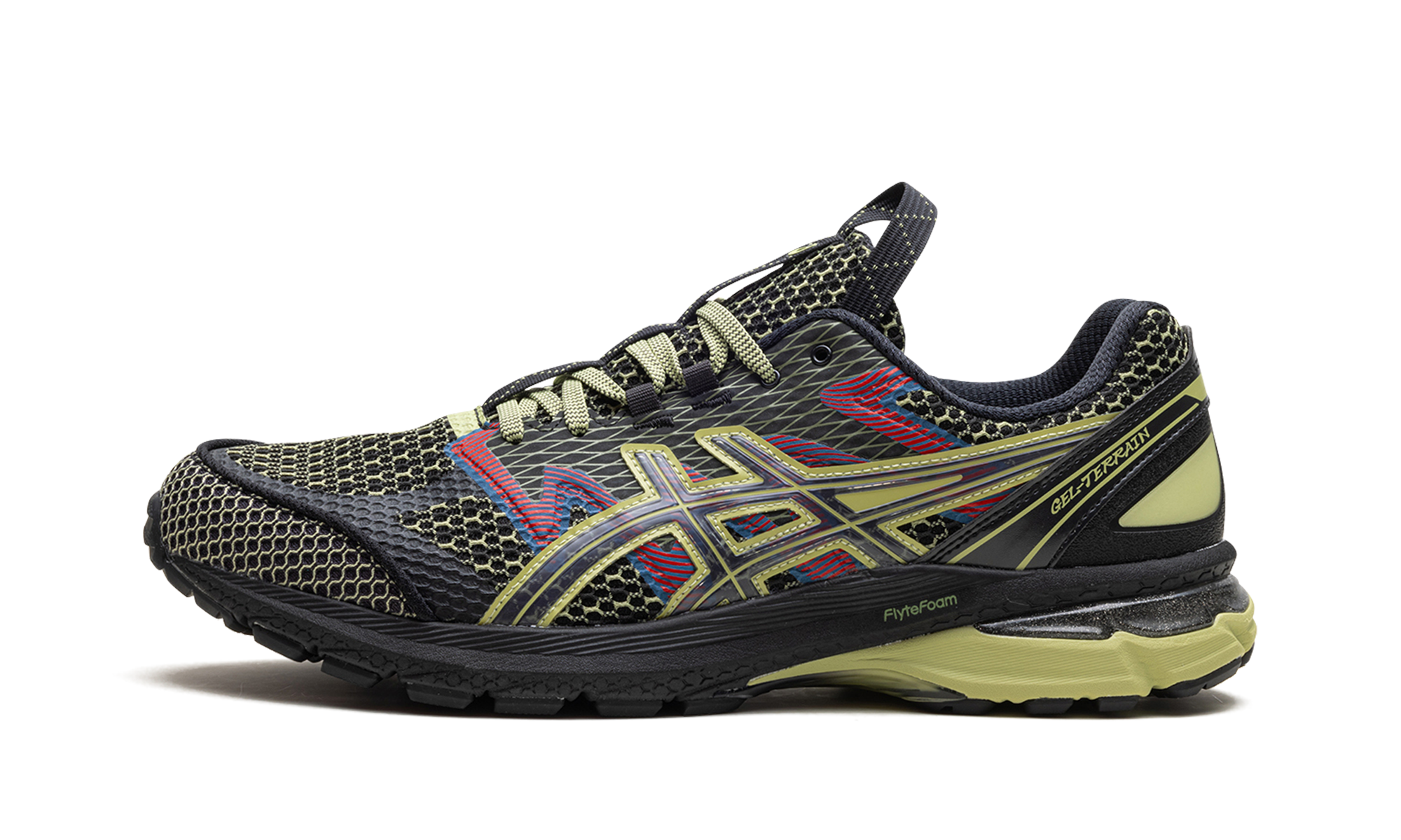Asics Sportstyle US4-S Gel-Terrain Black Neon Lime 1