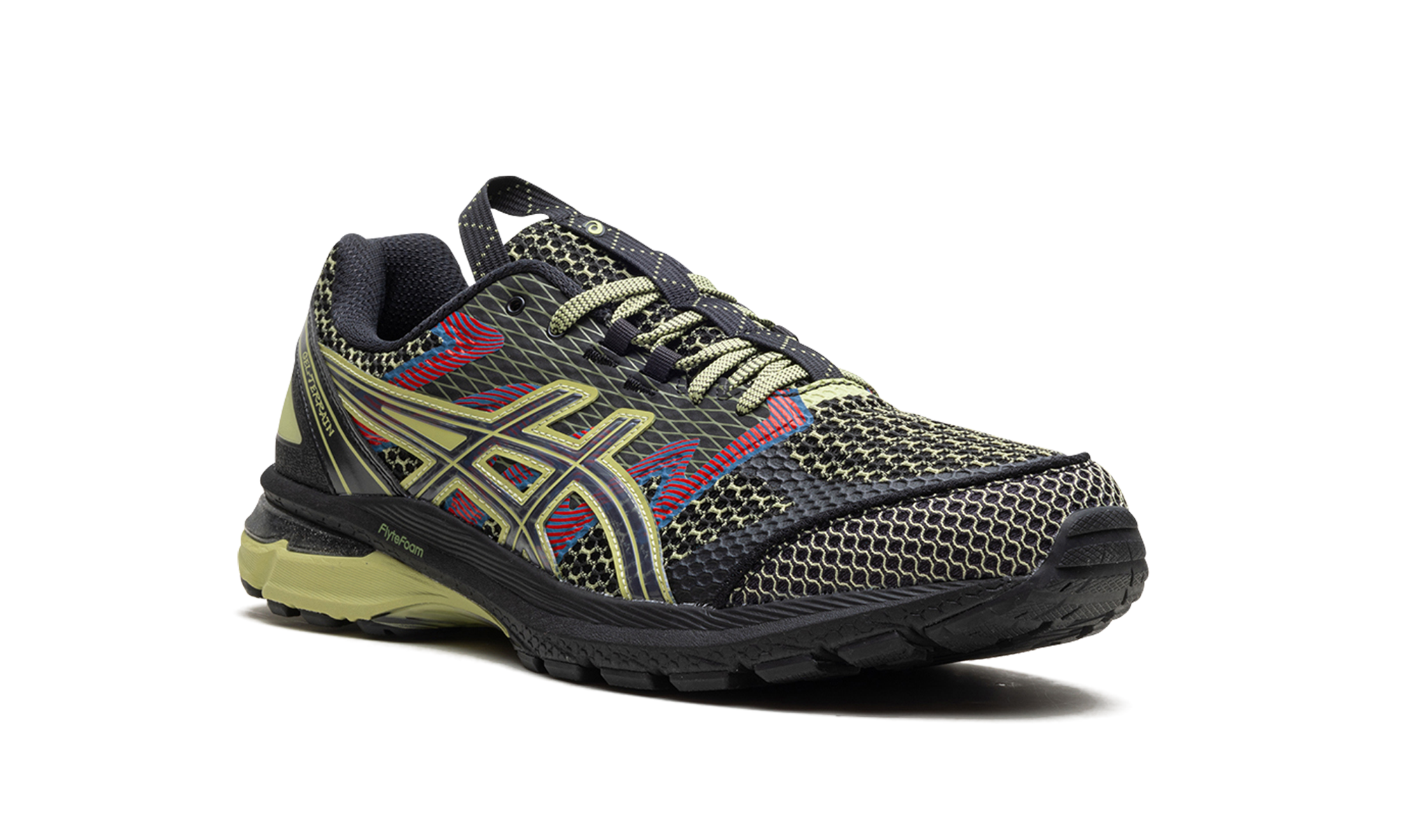 Asics Sportstyle US4-S Gel-Terrain Black Neon Lime 2