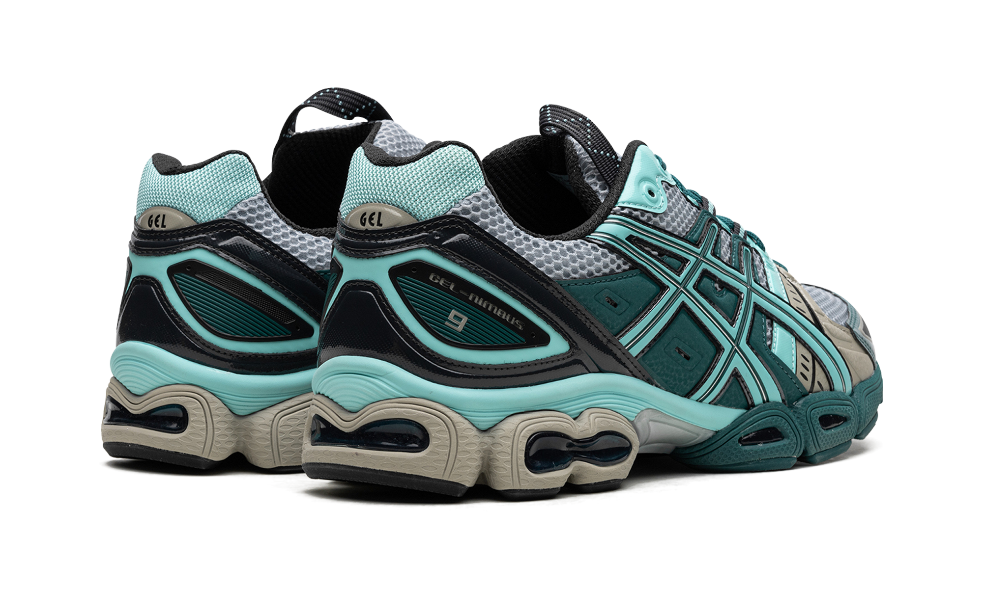 ASICS UB3-S Gel-Nimbus 9 Kiko Kostadinov Piedmont Grey Aruba Blue 4
