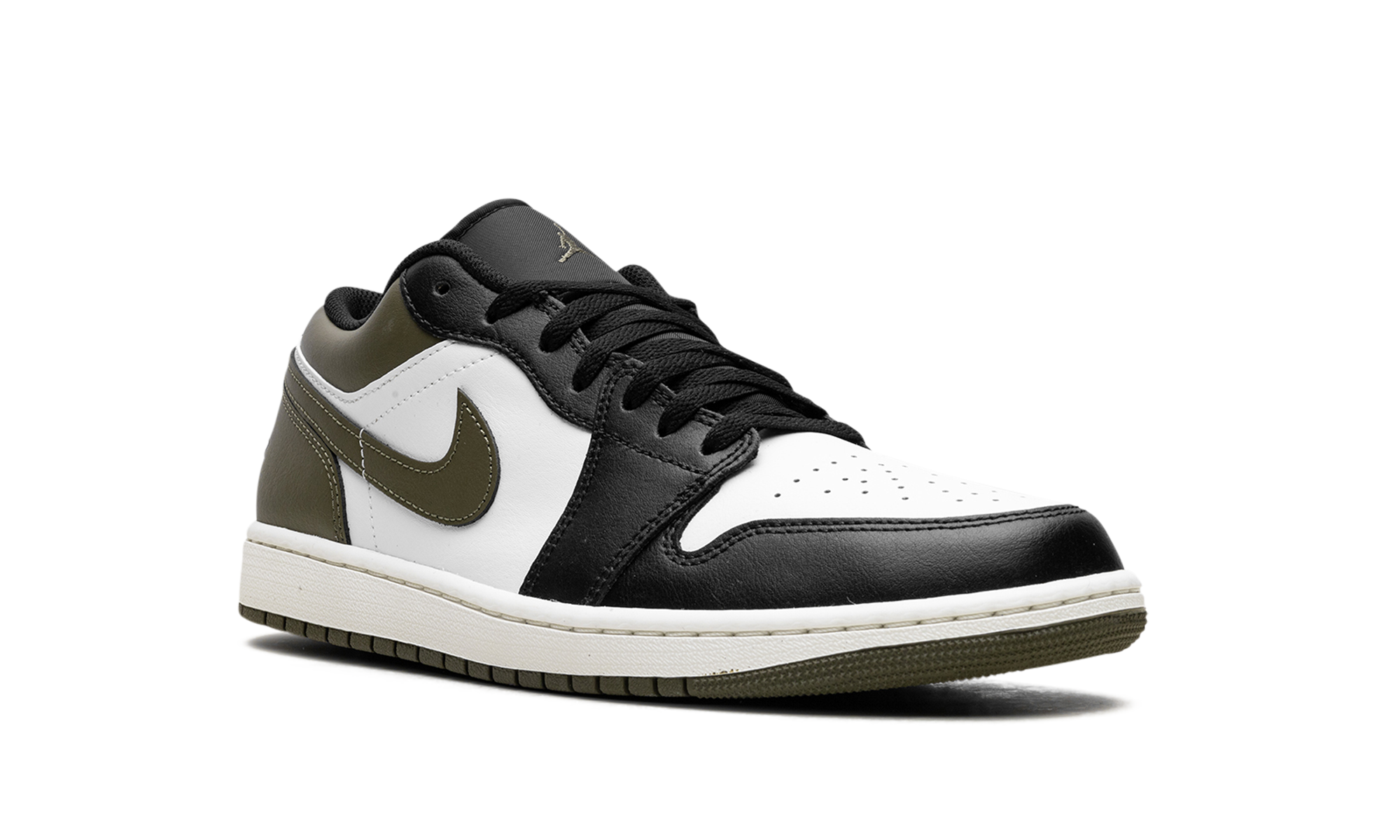 Jordan 1 Low Black Toe Medium Olive 2