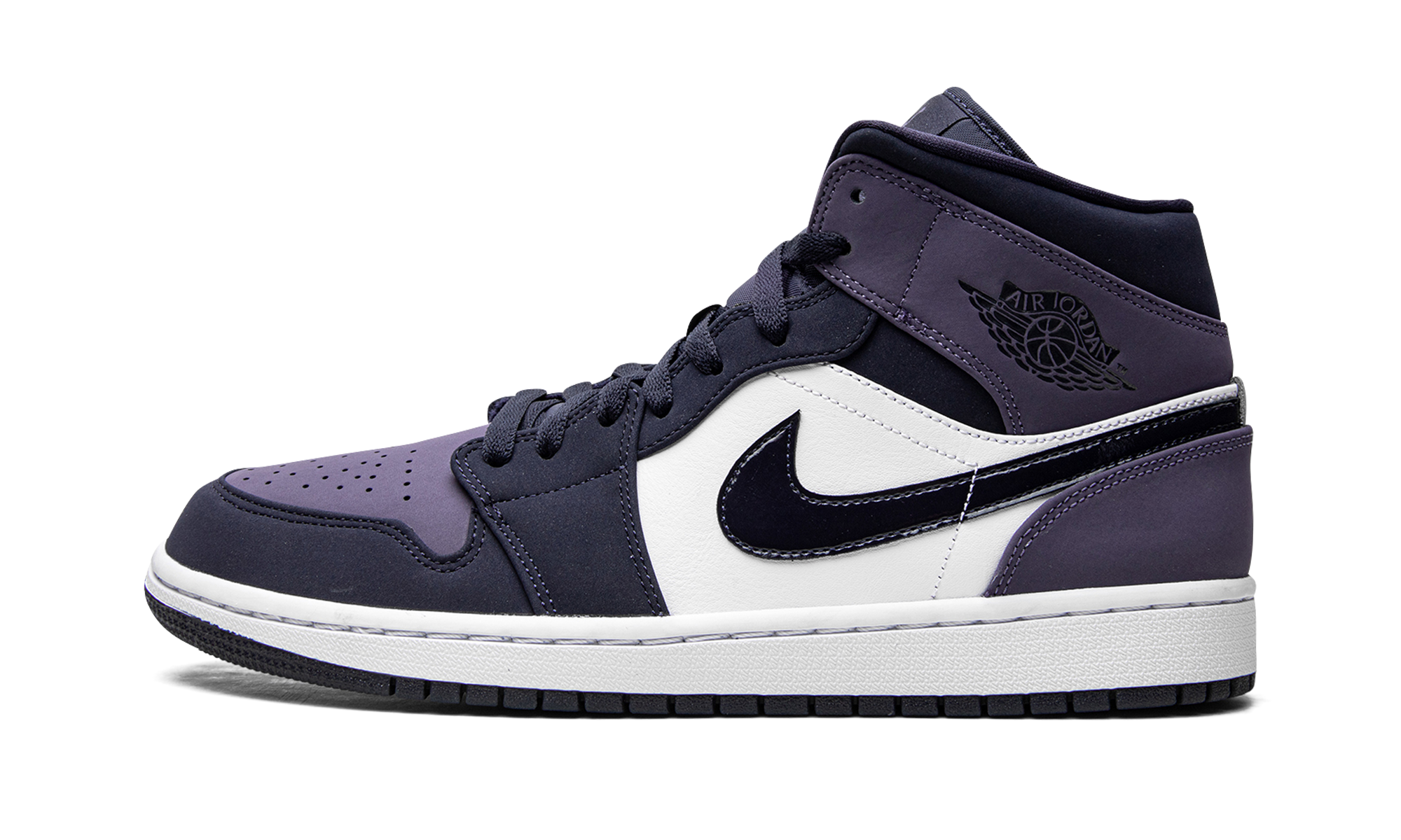 Jordan 1 Mid Obsidian Sanded Purple 1