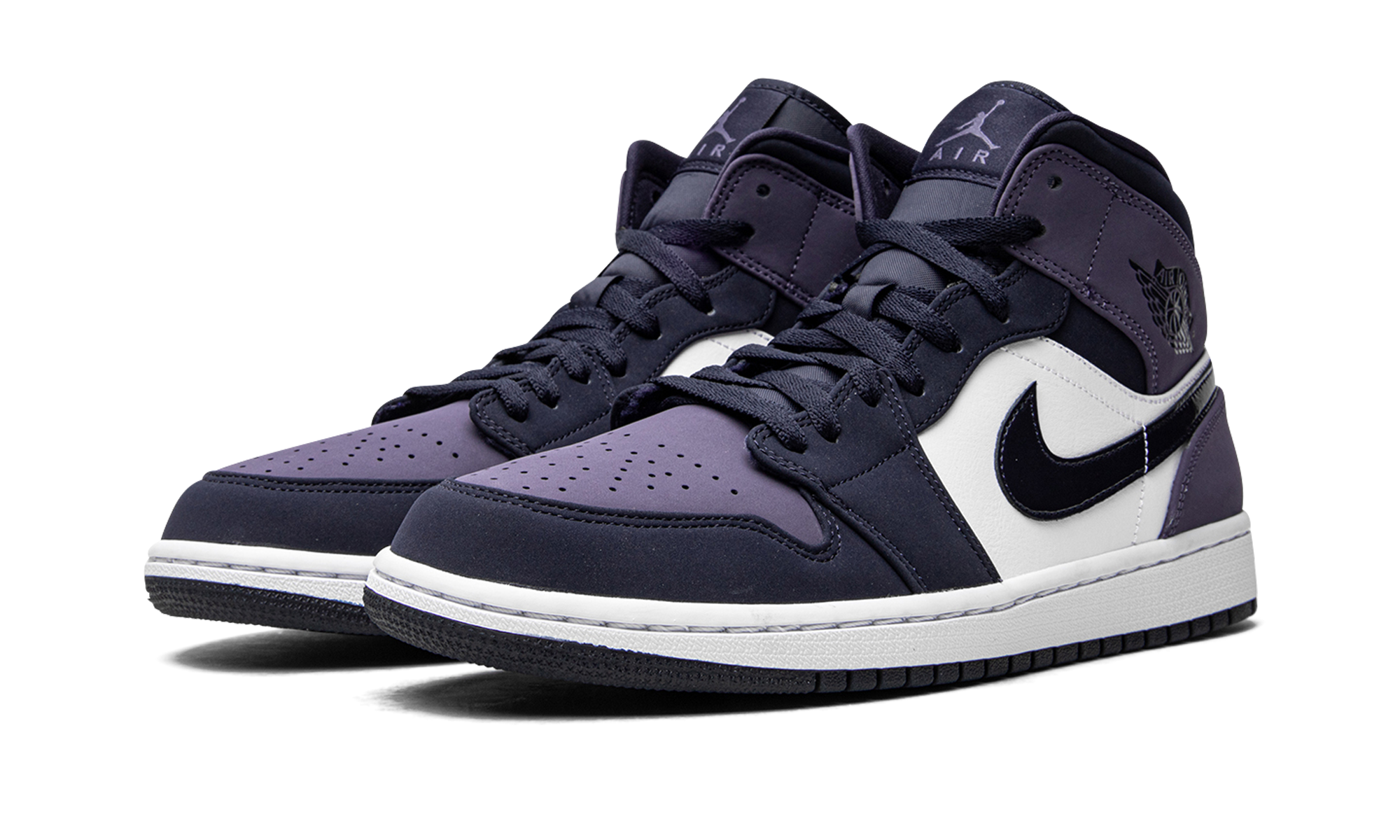 Jordan 1 Mid Obsidian Sanded Purple 3
