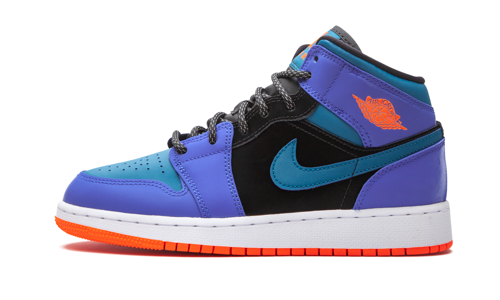Jordan 1 Mid Racer Blue Green Abyss (GS) 1