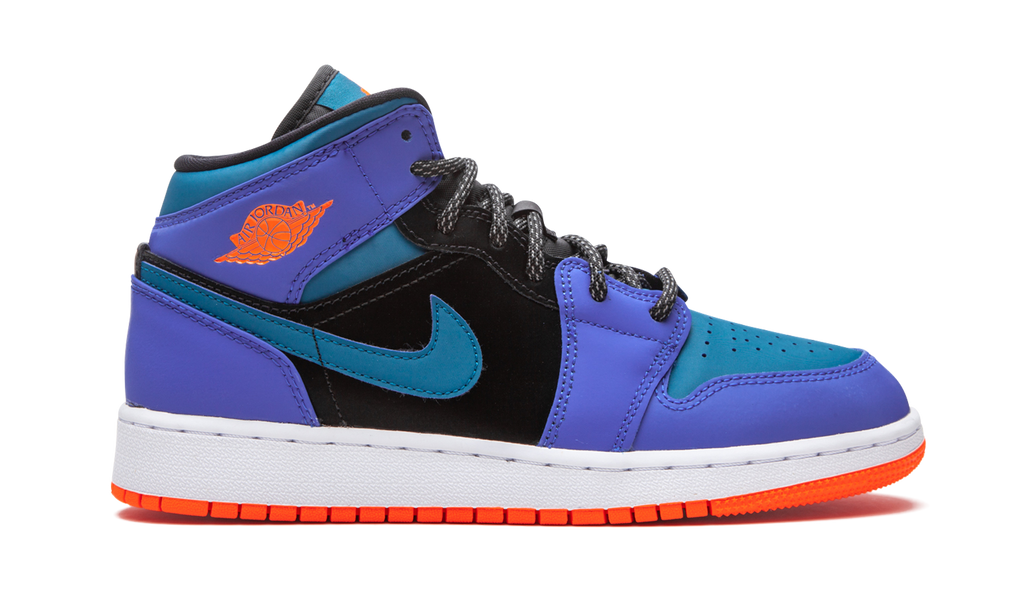 Jordan 1 Mid Racer Blue Green Abyss (GS) 7