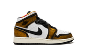 Jordan 1 Mid SE Orange Wear Away (GS) 7