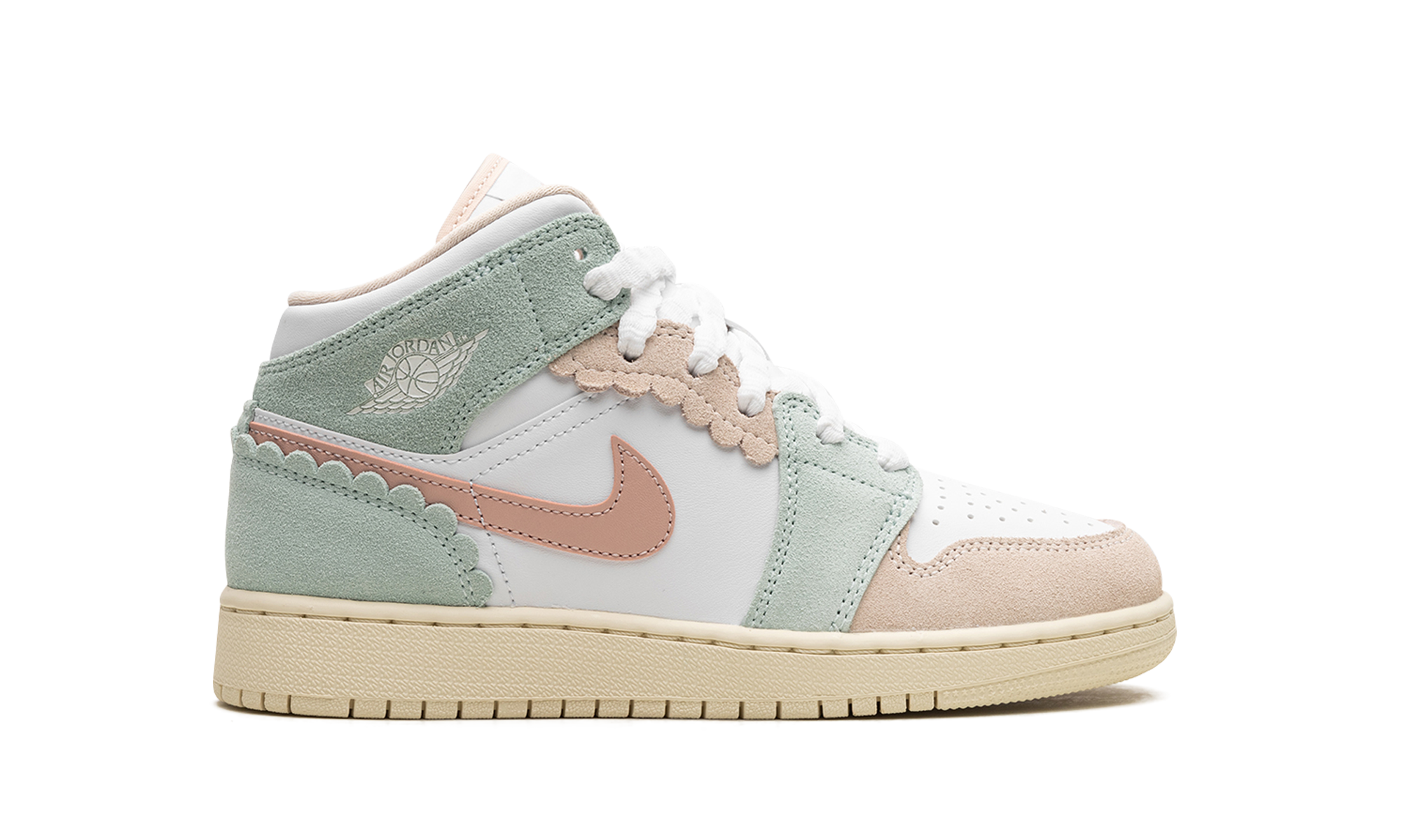 Jordan 1 Mid SE Pink Oxford (GS) 7