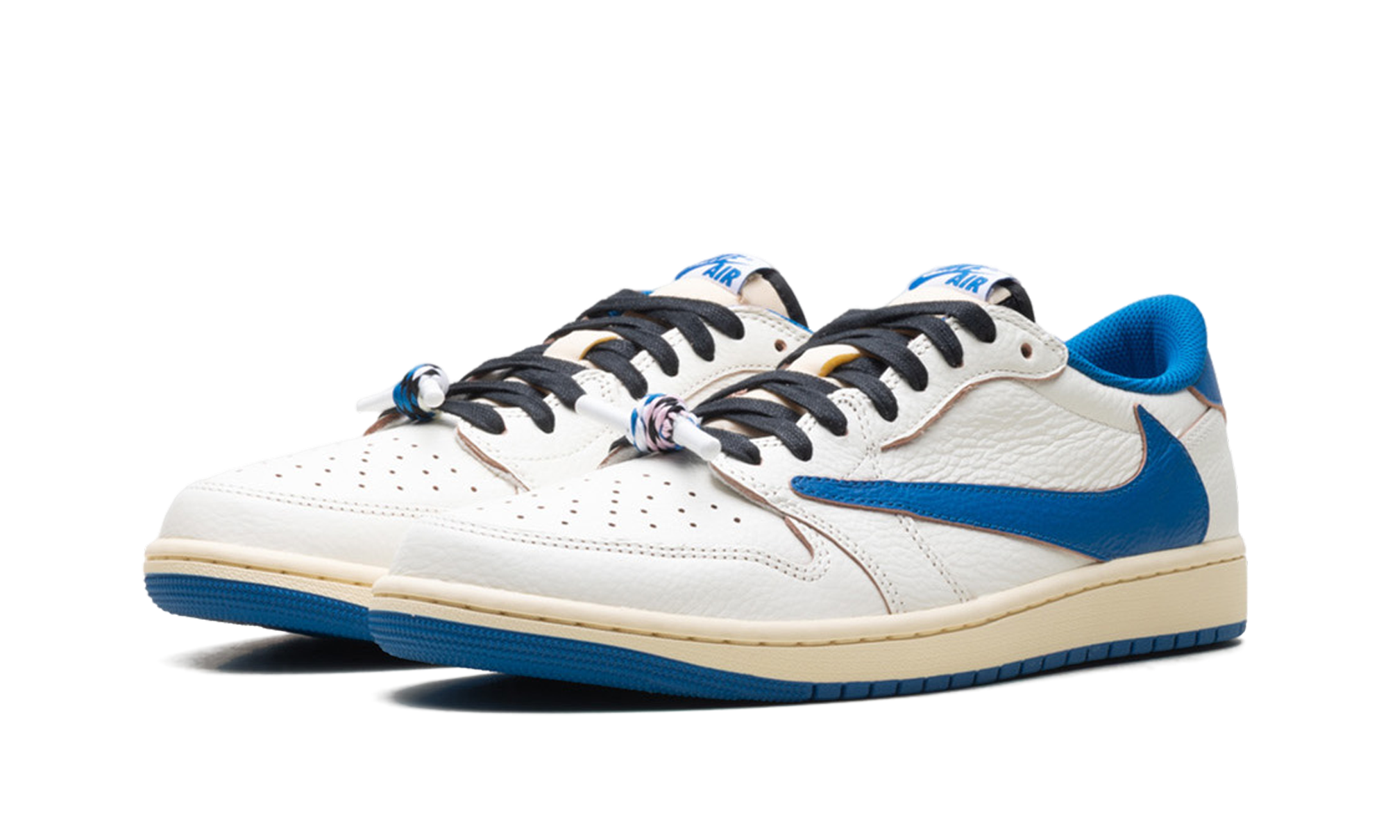 Jordan 1 Retro Low OG SP Fragment x Travis Scott Sail Military Blue 3