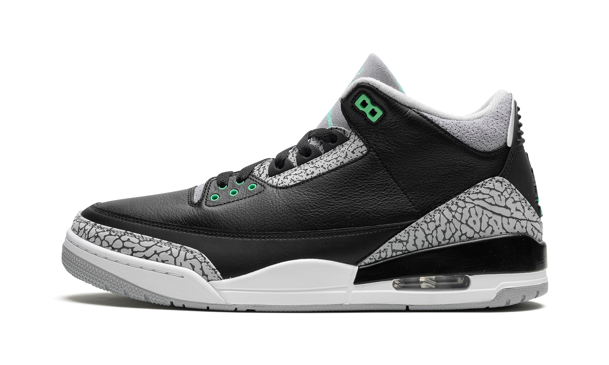 Jordan 3 Retro Green Glow 1