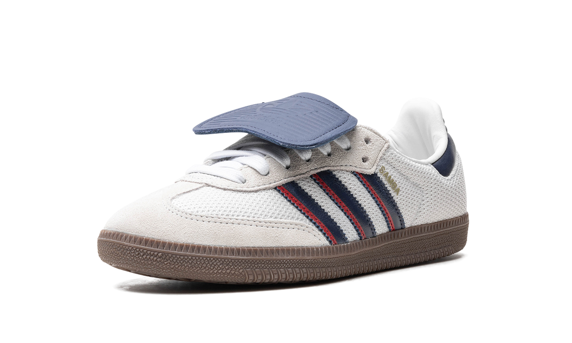 Adidas Samba LT Crystal White Dark Blue Gum