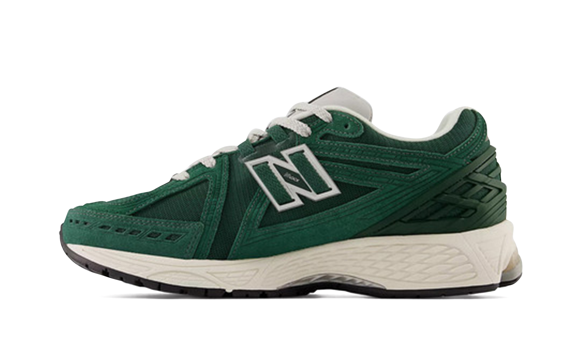 New Balance 1906r Green Suede metallic Silver 1