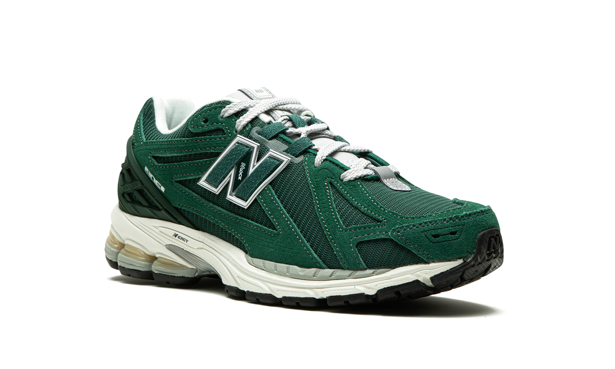 New Balance 1906r Green Suede metallic Silver 6