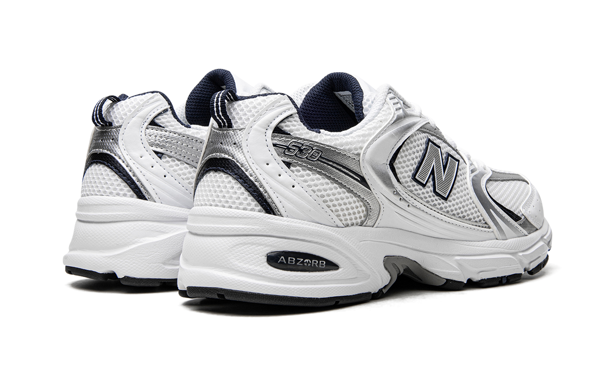 New Balance 530 White Gray Navy 4