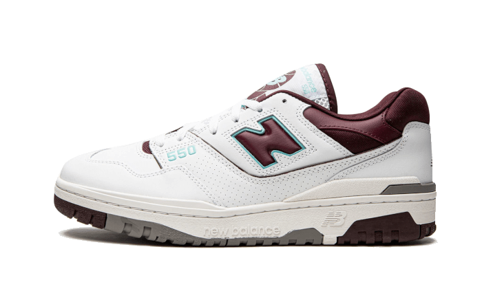 New Balance 550 Burgundy Cyan 1