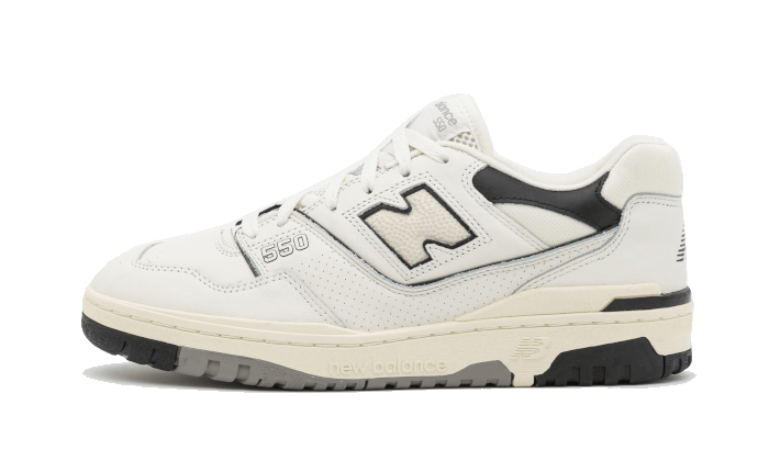 New Balance 550 Cream Black 1