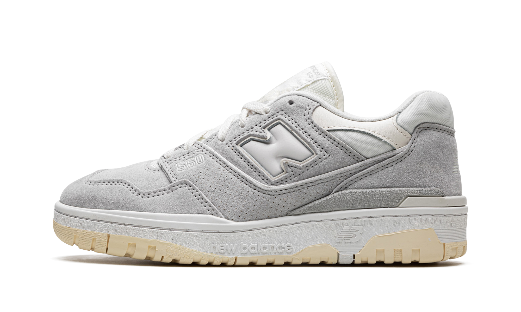 New Balance 550 Grey Suede 1