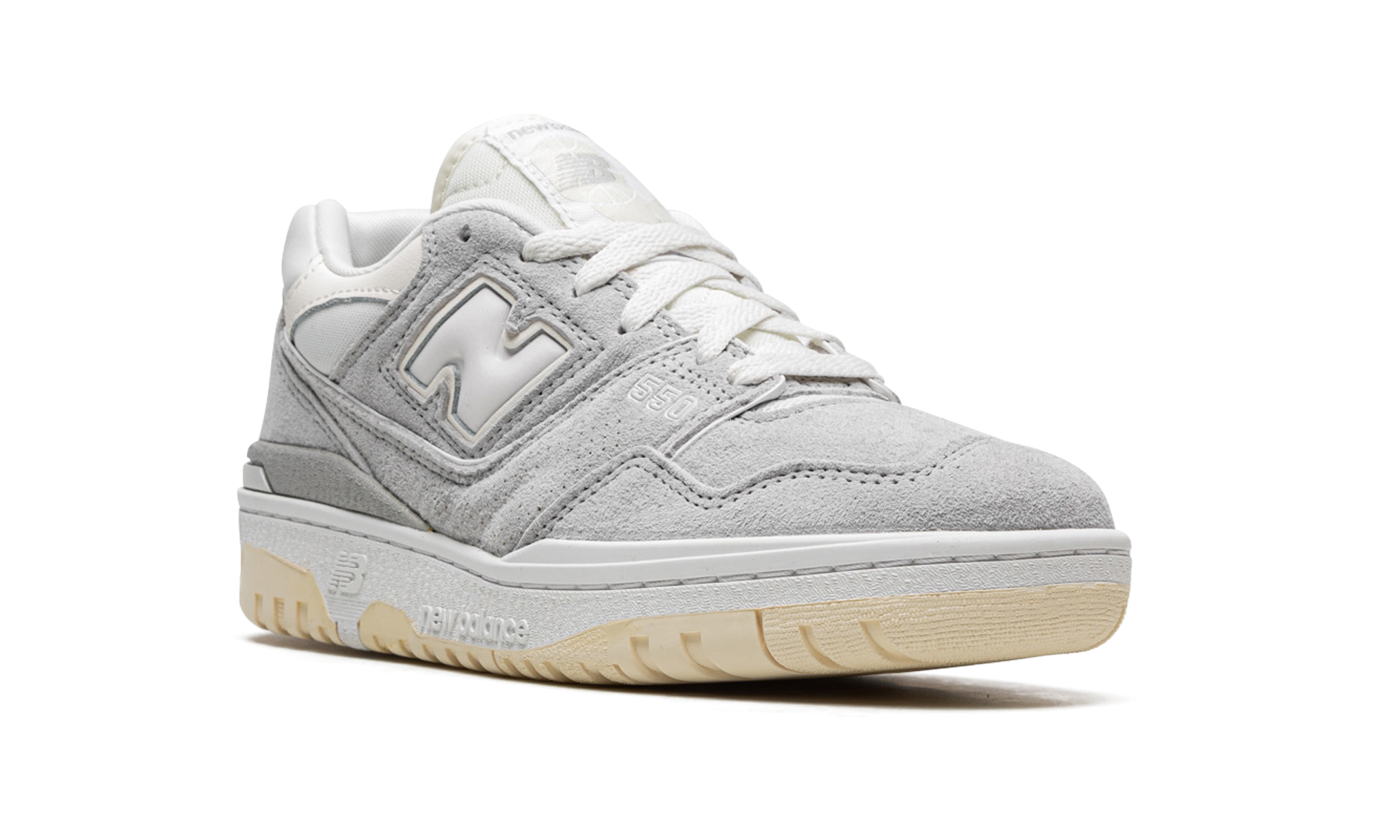 New Balance 550 Grey Suede 2