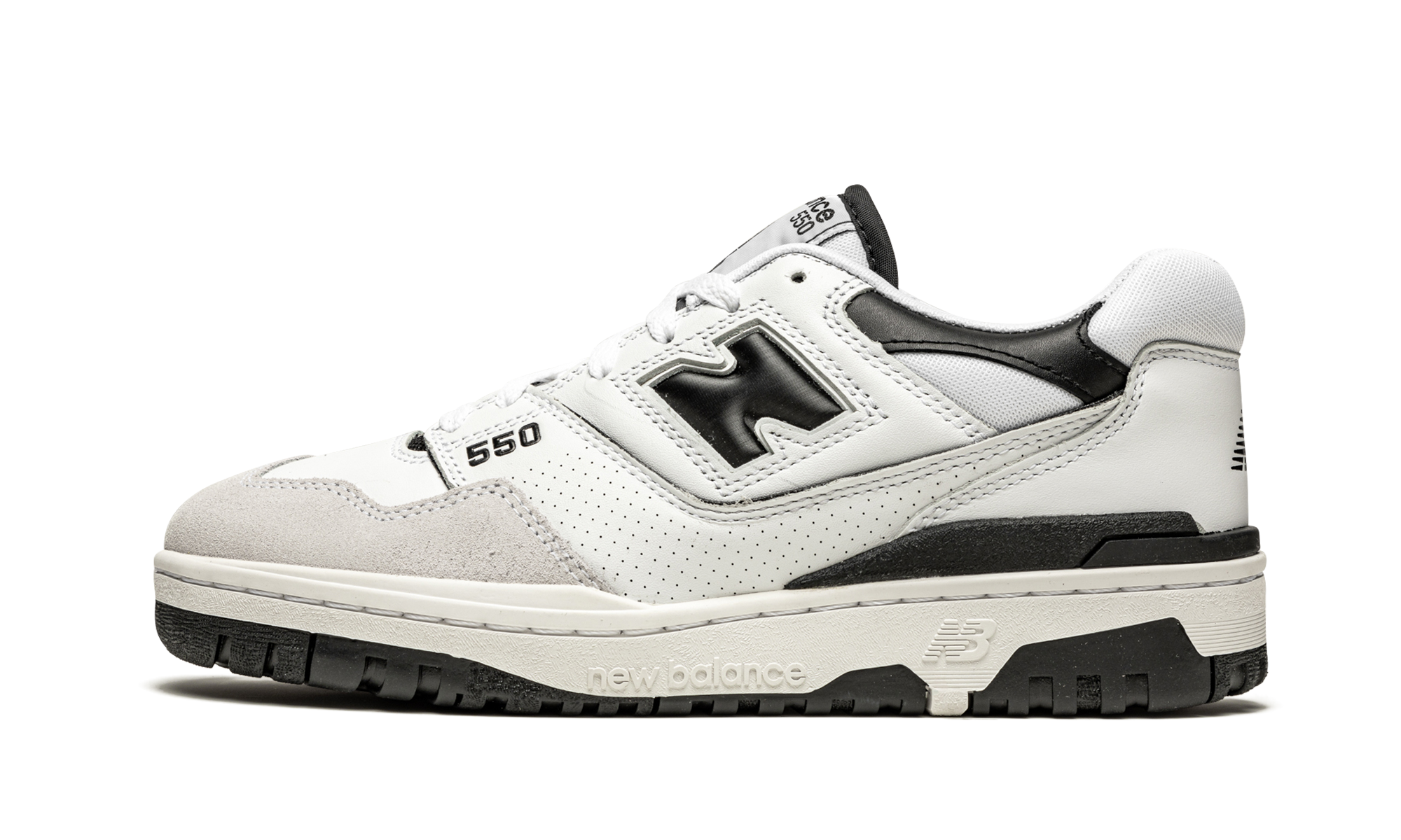 New Balance 550 Sea Salt Black