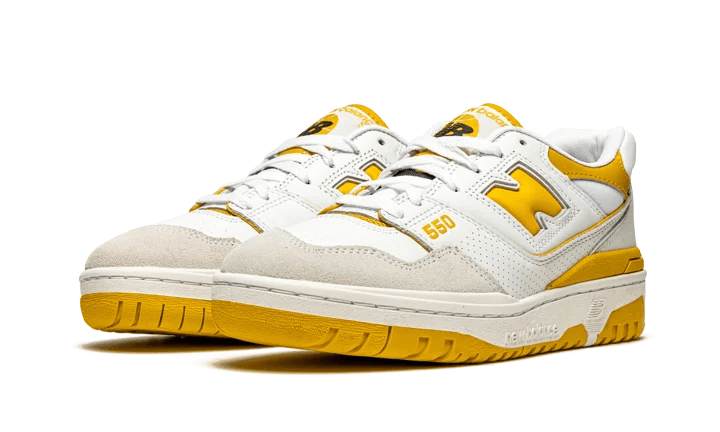 New Balance 550 Sea Salt Varsity Gold 2