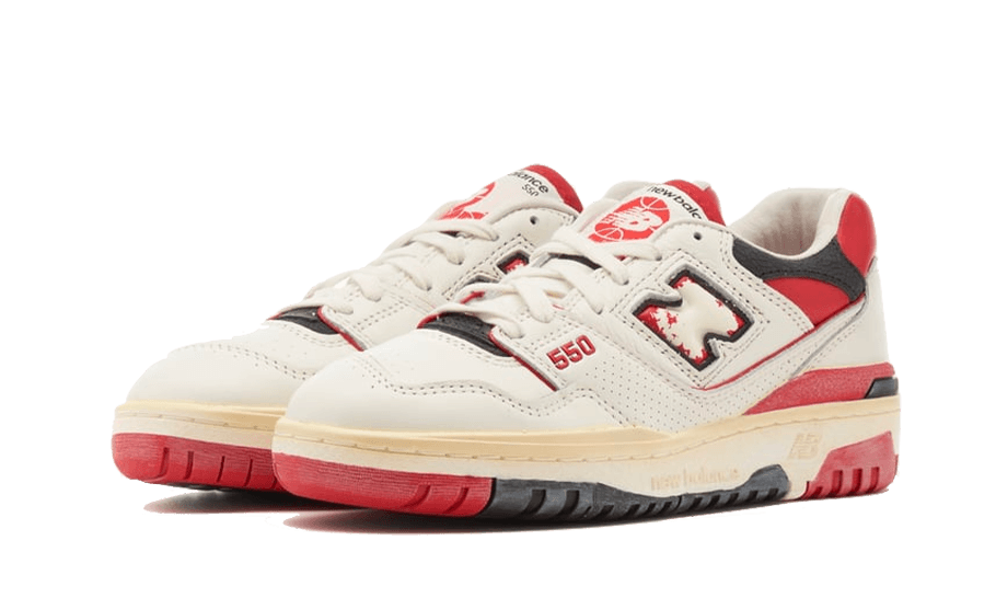 New Balance 550 Vintage Red 2