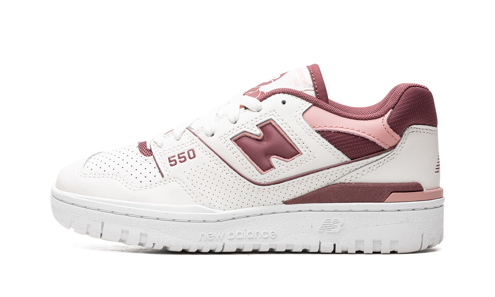 New Balance 550 Washed Burgundy (W) 1