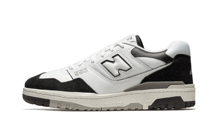 New Balance 550 White Black Rain Cloud 1