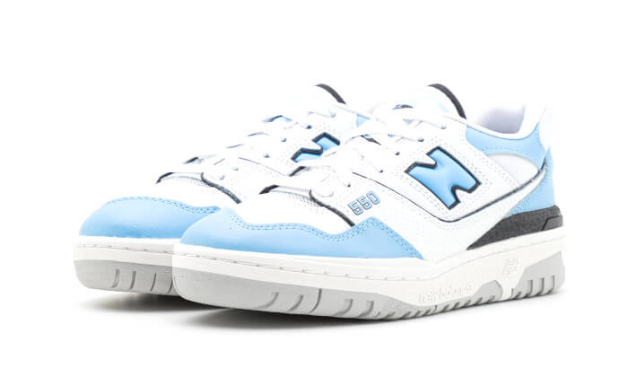 New Balance 550 White Carolina team 2