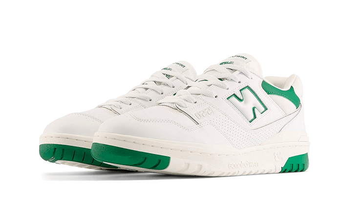 New Balance 550 White Classic Green 2
