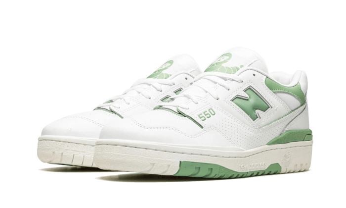 New Balance 550 White Mint Green 2