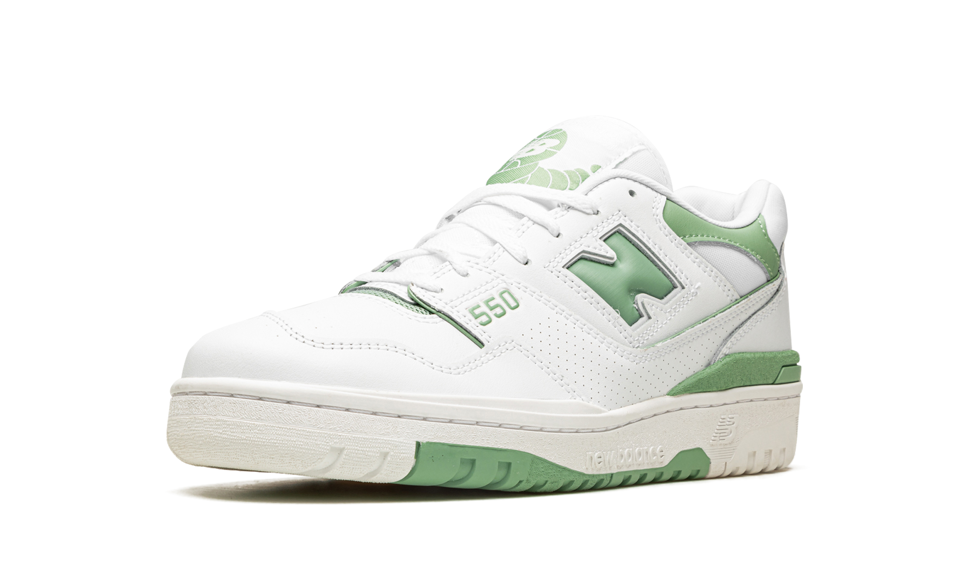 New Balance 550 White Mint Green 4